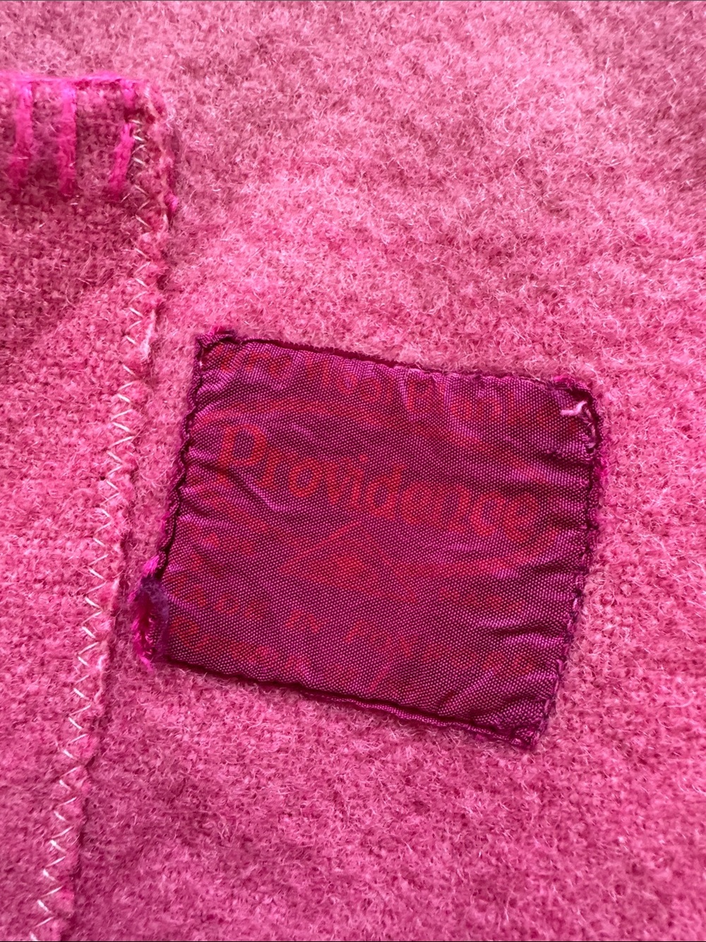 Pink Open Front Wool Jacket - Picture 5 of 12